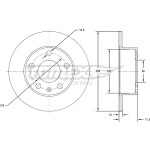 TOMEX Brakes Bremsscheibe